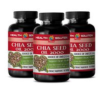 Chia Oil Food - CHIA Seed Oil 2000 - Beneficial for Weight Loss (3 Bottles)