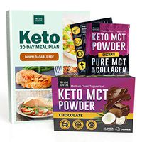 iLoveKetoLife C8 MCT Oil Powder Chocolate Flavor with Collagen - Instant Keto Powder Drink Supplement for Ketogenic Diet, Weight Loss | Ideal for Travelling, Burns Fat Fast | 12 Sachet x 10 Grams