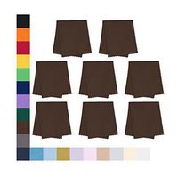 Eyeglass Cleaner Microfiber Cloth - Glasses Cleaner for All Gentle Surfaces, Touchscreens, Smartphones, Camera Lenses, LCD & HD Screens -Brown, 8 Pack- by OptiPlix