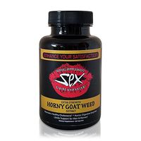 Extra Straight Horny Goat Weed Extract - Natural Libido Booster for Men & Women with Maca Root, Tongkat Ali, Saw Palmetto - Promotes Energy, Circulation, Stamina & Sexual Drive - 60 Capsules.