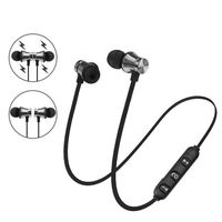 Suines Bluetooth Headphones,Magnetic Wireless Earbuds, in-Ear Sweatproof Sport Headsets for Gym Workout Earphone Corded Headsets