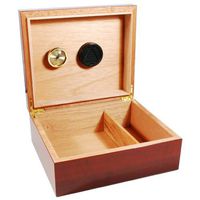 Other Quality Humidors 25-Cigar Humidor Cherrywood Finish