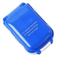 Polytree 8 Compartments Pill Box Case Travel Portable Vitamin Organizer Medicine Holder Container
