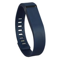 COWBOYCOOL Replacement Vivid Color Wristband with Clasp for Fitbit Flex Activity & Sleep Tracker (NO Tracker) (Navy, Small)