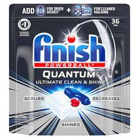 Finish Quantum Max Powerball, 36ct, Dishwasher Detergent Tablets, Ultimate Clean & Shine