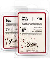 Shortie's Candle Company Rose Petals Wax Melts Multi Pack - Formula 117-2 Highly Scented Bars - Made with Natural Oils - Flower & Floral Air Freshener Cubes Collection