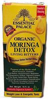 Organic Moringa Detox Living Bitters Anti-INFLAMMATORY, in Glass for Eyes/Asthma/Kidney/Diabetes/Weight Loss/Cancer/Immunity/DETOXIFICATION/Blood/Heart/Sexual ENHANCEMENTS (8 oz (1 Bottle))