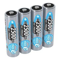 Ansmann Max E Plus AA 2500 mah Low Self-Discharge Rechargeable Batteries 4pk