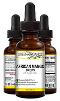 Green Organics African Mango Drops with Maqui Berry for Natural Weight Loss and Appetite Suppression Support (2 Fl Oz)