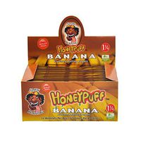 HONEYPUFF 12 Packs Multi-Taste Juicy Slow Burning Flavored Rolling Papers (Banana)