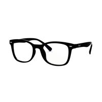 Anti Blue Ray Glasses with Plastic Frame Blue Light Blocking Eyeglasses with UV400 Transparent Lens Computer Gaming Glasses for Women Men (VS-06Black)