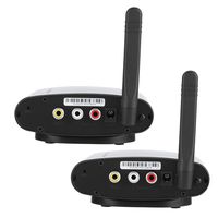 Tangxi 24-Channel 5.8GHz AV Wireless Transmitter Receiver Sender Audio Video 200m Transmission, Compatible with DVD/DVR/CCD Camera/IPTV/Satellite STB/Digital TV STB