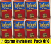 Tarblock-8 Packs of Cigarette Filters for Smokers