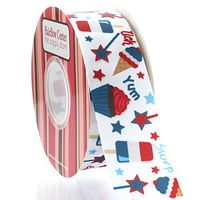 1.5" 4th of July Treats Grosgrain Ribbon 100yd