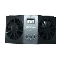 yagaga Solar Car Exhaust Heat Exhaust Fan Double Air Outlet Replacement for Summer