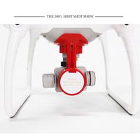 Creazy For DJI Phantom 4 Drone Lens Cap Camera Cover Hood Protective Guard Case (Red)