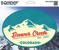 Squiddy Beaver Creek Colorado - Vinyl Sticker Decal for Phone, Laptop, Water Bottle (3" Tall)