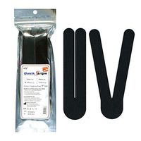 Nasara QuickStrips Precut Kinesiology Tape Strips - 8" Y Pattern - 50: Black