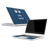 Mightyskins Skin Compatible with Lenovo Chromebook C330 (2018) - Time Lord Box | Protective, Durable, and Unique Vinyl Decal Wrap Cover | Easy to Apply, Remove, and Change Styles | Made in The USA