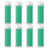 E-Cron Replacement Rollers for Emjoi Micro-Pedi Callus Remover Foot File, Extra Hard Coarse 8 pcs.