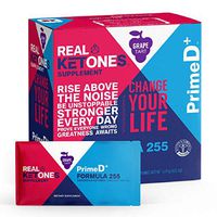 Real Ketones - Prime D+ Grape Tart Exogenous Ketone Supplement with BHB and MCT Combo for Ketone Boost, Energy and Focus