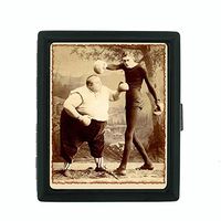 Perfection In Style Metal Cigarette Case Vintage Boxing Design 007