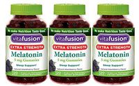 Extra Strength Melatonin BlackBerry, 5mg, 120 Count (3 Bottles)