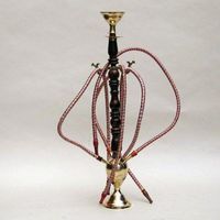 IOTC BR1364, 4 Hose Hookah 24" Wood