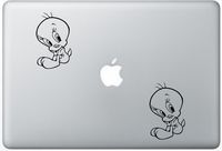 Tweety Bird Cartoon FlashDecals1302 Set Of Two (2x) , Decal , Sticker , Laptop , Ipad , Car , Truck