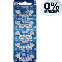 Renata Watch Battery 303 (Package of 10)