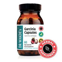 DR WAKDE’S Garcinia Capsules (Garcinia cambogia) | 60 Veg Caps | Ayurvedic Supplement | Vegan | 100% Herbal | Quantity Discounts | Free Shipping on Multiples | Same Day Dispatch