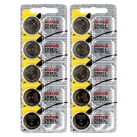 2X 5pc Maxell 3V Lithium Coin Cell Battery CR2016 Replaces DL2016 Fast USA Ship