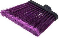 Carlisle 3686768 Duo-Sweep Medium Duty Angle Broom (Head Only),8" Length, Purple (Pack of 12)