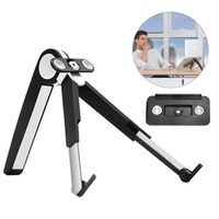 Laptop Stand Adjustable Portable Tablet Smartphone Holder,Cooling Portable Ventilated Stand,Multifunction Folding Bracket,Ergonomic Desktop Stand Fits Notebooks from 10"-17"and All Tablets