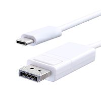 USB C to Displayport Cable(Applies only to DP Ports),USB Type C to DisplayPort Cable (4K@60Hz)- Thunderbolt 3 Port Compatible for MacBook Pro 2018 MacBook Pro/MacBook, Surface Book 2 and More[3ft/1m]