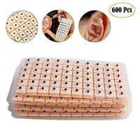 Acupuncture Ear Seed,Fencia 600 pcs Ear Seeds Disposable Ear Press Seeds Multi-Condition Ear Seed Acupressure Kit for Weight Loss,Relief Back Pain, Headache, Stress, Depression and Insomnia