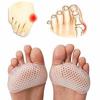 Metatarsal Pads, Ball of Foot Cushion Forefoot Pads, Breathable & Soft Gel, Best for Diabetic Feet, Callus, Blisters, Forefoot Pain. Can be sued for Both feet for Men and Women