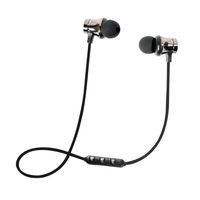 MODAO Bluetooth Headphones,BT 4.1 Stereo Earphone Headset Wireless Magnetic in-Ear Earbuds Headphone (Black)
