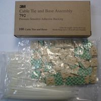 3m Cable Tie And Mounting Base Assembly #792 1000pcs.