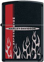 ZIPPO HD Flames Black Matt