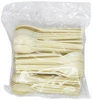 ECOSOURCE Plant Starch Cutlery, Spoons, 1000-Count Case