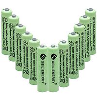 BAOBIAN AAA 600mAh 1.2V NiMH Rechargeable Solar Batteries for Solar Light,Solar Lamp,Garden Lights Green(12 PCS)
