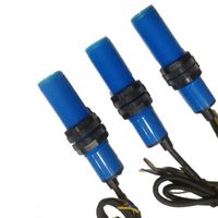 Taidacent 200KHZ Outer Diameter 18mm High Frequency Ultrasonic Transducer High Precision Ultrasonic Sensor Distance Measurement Waterproof Ultrasonic Distance Sensor