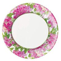 Caspari Shade Garden Paper Dinner Plates - Pack of 8