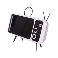 MEIYIN Mini Speaker Retro TV Mobile Phone Screen Stand Wireless Portable Audio Speakers (SGY)
