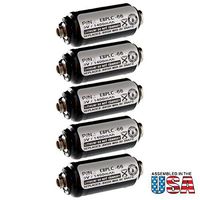 Five Exell PLC 3V Lithium 1200mAh Energy+ Replacement Battery for Texas Instruments Replaces 545 560 2587678-8005 Used for Random Access Memory CPU Information PC PRAM System Emergency Lithium