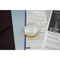 Dome Magnifier with Aluminum Frame - 5X 50mm