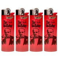 4 x BIC Lighters - Movie Series - The Godfather - Marlon Brando