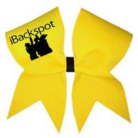 Chosen Bows New iBackspot Cheer Bow, Neon Yellow