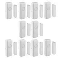433MHz Anti-thief Wireless Door & Window Sensor for Home and Business (White Colour, Pack of 10)